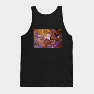 The World In Purple Curls Tank Top